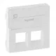 Legrand Valena Life 2xRJ45 csatlakozóaljzat burkolat, címketartóval fehér, Legrand 755480