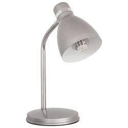   Kanlux 7560 ZARA HR-40-SR asztali lámpaE14, íróasztali lámpa, ezüst