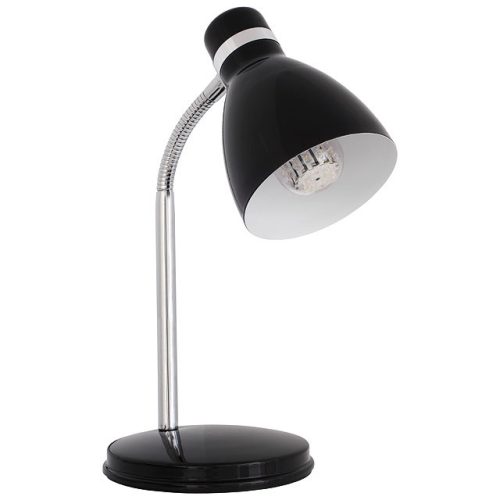 Kanlux 7561 ZARA HR-40-B asztali lámpa E14, íróasztali lámpa, fekete