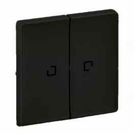   Legrand Valena Life kettős fényjelzős billentyű, fekete, Legrand 756222