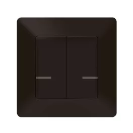   Legrand Valena Life Netatmo vezeték nélküli kettős egypólusú kapcsoló, fekete, Legrand 756387