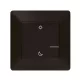 Legrand Valena Life okos forgatókönyv kapcsoló (távvezérlő) Home + Control alkalmazásban beállított ébredés / elalvás forgatókönyvek indítására; díszítőkerettel, elemmel és kétoldalú ragasztóval szállítva fekete, Legrand 756389