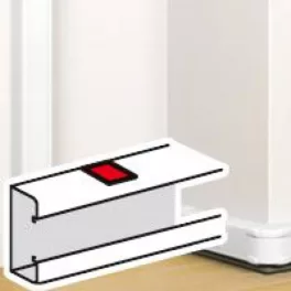   Legrand DLP takaróelem bepattintható kábelcsatornához, 80 x 50 mm, fehér Legrand 075666