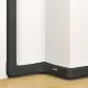 Legrand DLP-S kábelcsatorna 80×50 mm, hajlékony fedéllel, bepattintható 45-ös szerelvényhez, fekete Legrand 075750