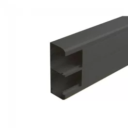   Legrand DLP-S kábelcsatorna 130×50 mm, hajlékony fedéllel, bepattintható 45-ös szerelvényhez, fekete Legrand 075752