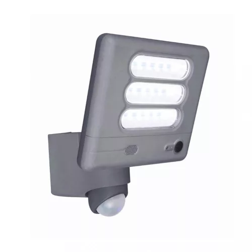 LUTEC ESA Kültéri fali mozgásérzékelős kamera+audió LED lámpa 25W 5000K 1530lm IP54 7625501118