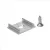 Topmet TM-rögzítő elem FIX12 Alu profilhoz 15mm alu,  párban (X) 76260000