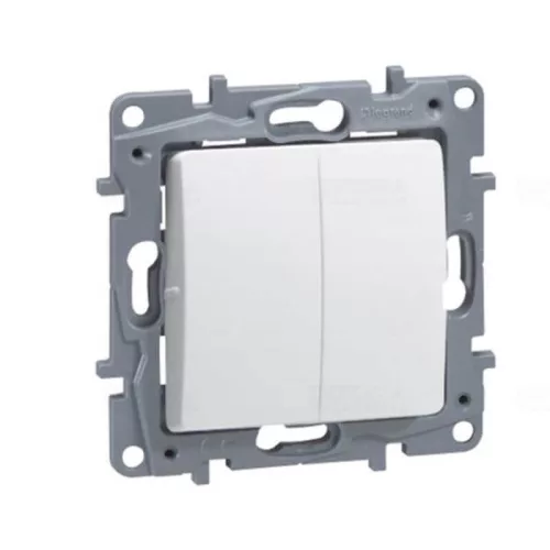 Legrand Niloé kettős váltókapcsoló, fehér Legrand 764502