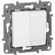 Legrand Niloé váltókapcsoló 10 AX + nyomó 6 A - 250 V±, fehér Legrand 764509