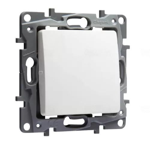 Legrand Niloé egypólusú nyomó fényjelzős, fehér Legrand 764522