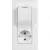 Legrand Niloé 2P+F / USB kombinált csatlakozóaljzat, fehér Legrand 764530