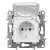 Legrand Niloé 2P+F aljzat IP44 biztonsági zsaluval, fehér Legrand 764531