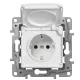 Legrand Niloé 2P+F aljzat IP44 biztonsági zsaluval, fehér Legrand 764531