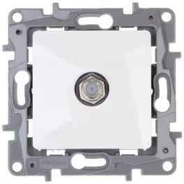   Legrand Niloé TV aljzat, "F-F", végzáró (1 dB), fehér Legrand 764549