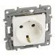 Legrand Niloé 2P+F csatlakozóaljzat, (csavaros), bézs Legrand 764639