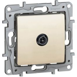   Legrand Niloé TV aljzat, átmenő (14 dB), bézs Legrand 764652