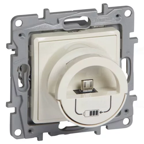 Legrand Niloé micro USB dokkoló, USB töltőaljzattal, bézs Legrand 764696