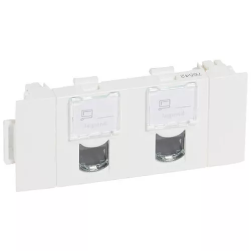 Legrand LCS2 Cat.5e FTP  2xRJ45 Program Mosaic aljzat DLP csatornához Legrand 076542