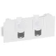 Legrand LCS2 Cat.5e FTP  2xRJ45 Program Mosaic aljzat DLP csatornához Legrand 076542
