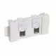 Legrand LCS2 Cat.6 UTP  2xRJ45 Program Mosaic aljzat DLP csatornához Legrand 076544