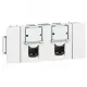 Legrand LCS2 Cat.6 FTP  2xRJ45 Program Mosaic aljzat DLP csatornához Legrand 076546