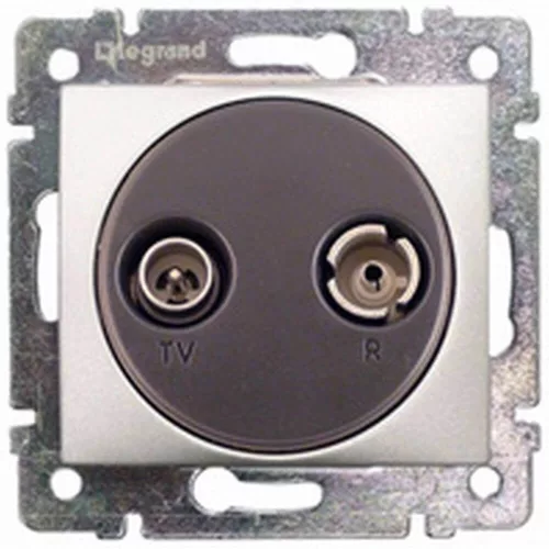 Legrand Valena TV-RD aljzat végz 1,5dB alumínium Legrand 770121