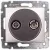 Legrand Valena TV-RD aljzat végz 1,5dB alumínium Legrand 770121