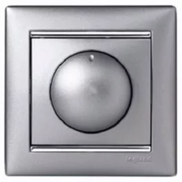   Legrand Valena forgatógombos fényerőszabályzó 40-400W (izzó- és halogén), alumínium Legrand 770261
