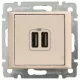 Legrand Valena 2xUSB töltő aljzat, 1500 mA, elefántcsont Legrand 774170