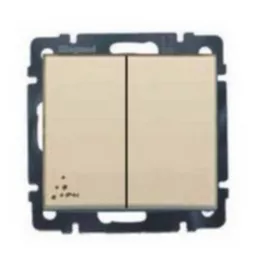   Legrand Valena IP44 kettős váltókapcsoló, elefántcsont Legrand 774198
