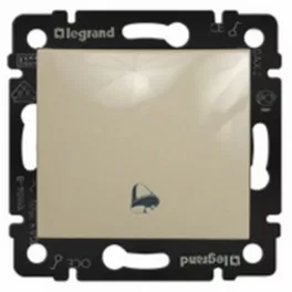   Legrand Valena IP44 egypólusú nyomó csengőjeles, elefántcsont Legrand 774199