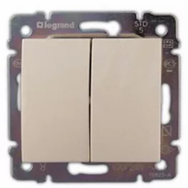   Legrand Valena kettős váltókapcsoló elefántcsont Legrand 774308