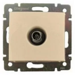   Legrand Valena TV antenna-csatlakozóaljzat végzáró, 10dB, elefántcsont Legrand 774330