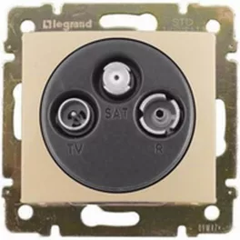   Legrand Valena TV-RD aljzat végzáró 1,5dB elefántcsont Legrand 774332