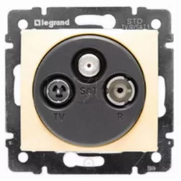   Legrand Valena TV-RD-SAT végzáró, 10 dB, elefántcsont Legrand 774336