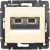 Legrand Valena telefon-csatlakozóaljzat 2xRJ11 elefántcsont Legrand 774339
