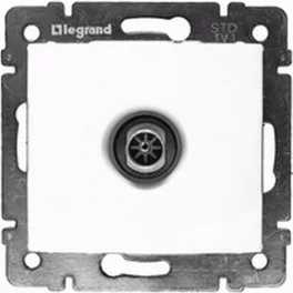   Legrand Valena TV antenna-csatlakozóaljzat átmenő, fehér Legrand 774431