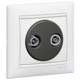   Legrand Valena TV-RD antenna-csatlakozóaljzat végzáró, 1,5dB fehér Legrand 774432