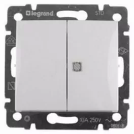   Legrand Valena csillárkapcsoló egy ellenőrzőfénnyel, fehér Legrand 774445