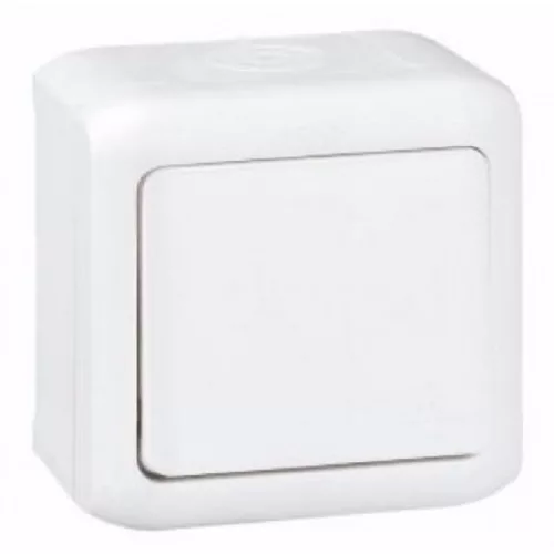 Forix IP44 fehér 102 kétpólusú falon kívüli kapcsoló 782366 Legrand