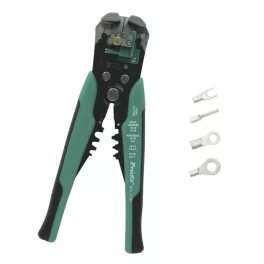   Home 8PK-317D kábelcsupaszoló és préselő fogó, 210 mm, több féle mérethez, rögzíthető csupaszolási hossz, 8PK-371D
