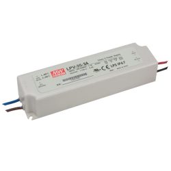 MEAN WELL 35W LPV-35-24 LED tápegység IP67 24VDC