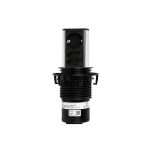 BACHMANN Elevator 928.003, INOX elosztó 1X230V SCHUKO+ 2X230V EURO pultba süllyesztehető dugalj