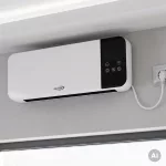 HAUSER AH-2004 fali ventilátoros smart fűtőtest, max. 2000 W, wifi vezérlés, 2 fokozat, 8 órás időzítő, távirányító