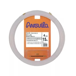   Anguila Behúzószalag monofil nylon, 15 fm, 4mm-es, cserélhető fej, natúr ANG-12004015