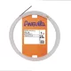 Anguila Behúzószalag monofil nylon, 25 fm, 3mm-es, fix fej, natúr ANG-14003025
