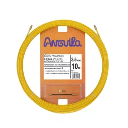   Anguila Behúzószalag üvegszálas+PP bevonat, 10fm, 3,5mm-es, cserélhető fej, citromsárga ANG-30350010