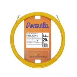   Anguila Behúzószalag üvegszálas+PP bevonat, 20fm, 3,5mm-es,cserélhető fej, citromsárga ANG-30350020