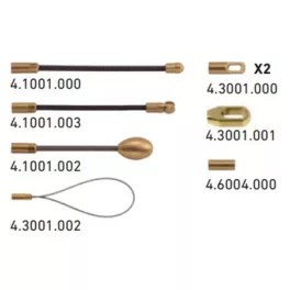   Anguila Behúzószalag alkatrész: Csere vezetőfej 8 db-os készlet, d=6 -13 mm, M5 ANG-41200001