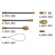 Anguila Behúzószalag alkatrész: Csere vezetőfej 8 db-os készlet, d=6 -13 mm, M5 ANG-41200001